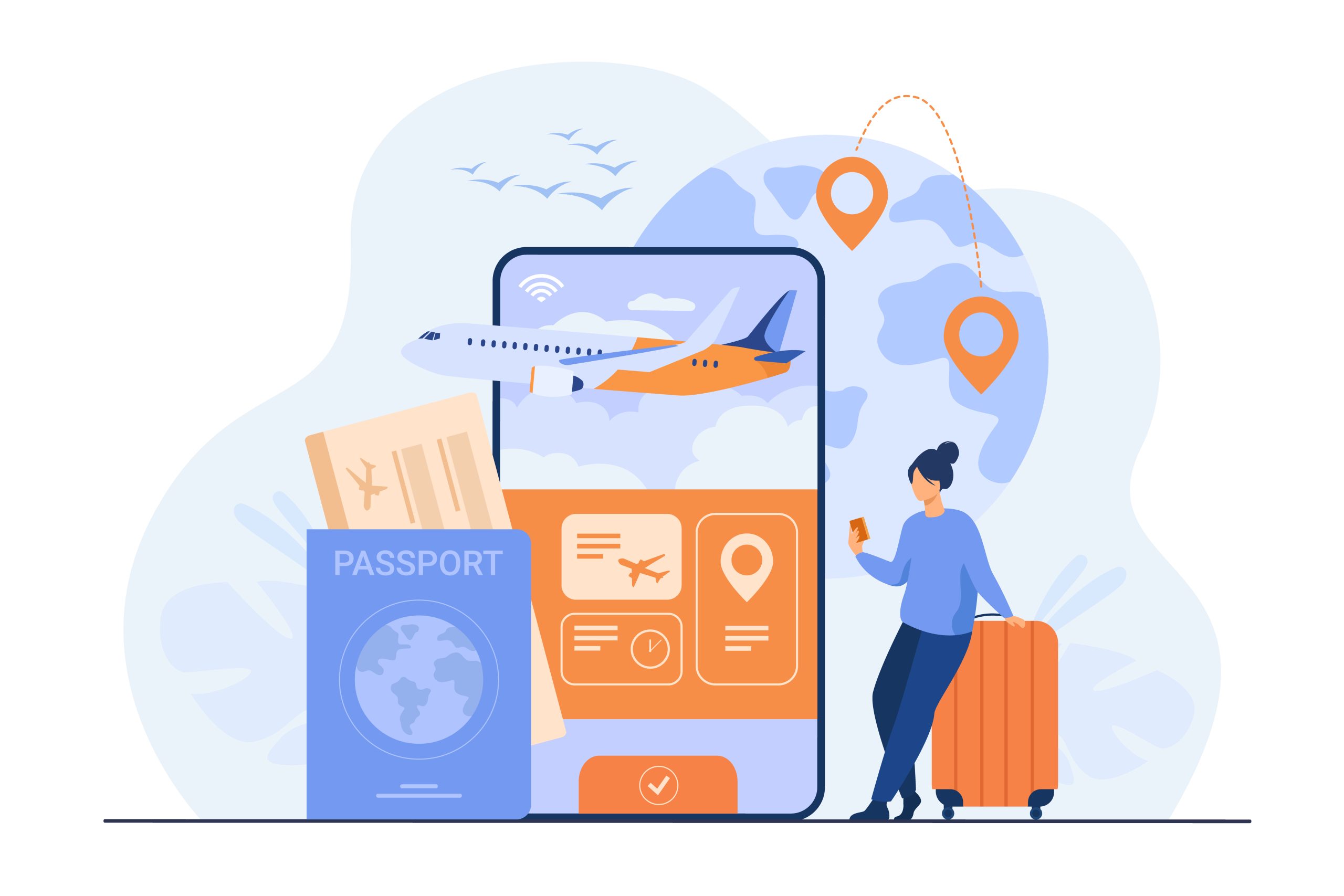 Comunicação automática com o turista antes da viagem